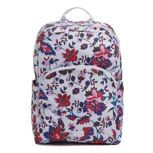 Vera Bradley Essential Large Backpack Vineyard Floral NEW